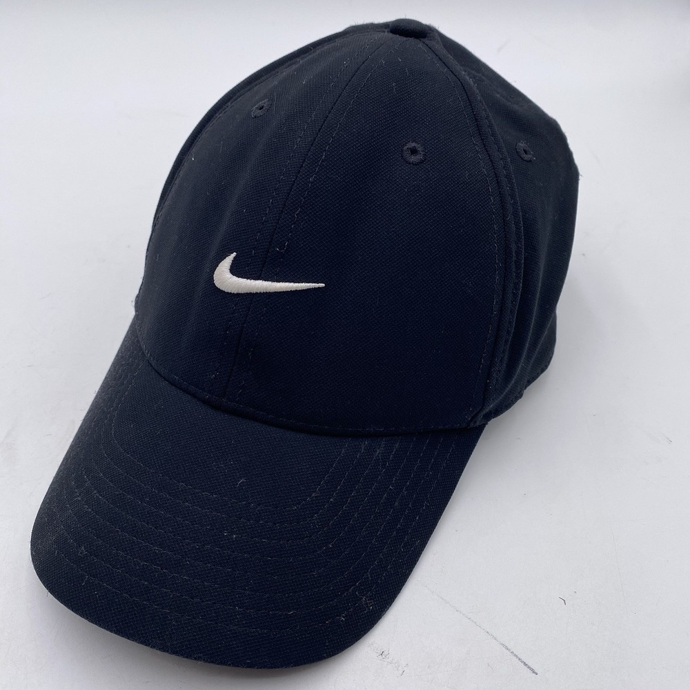 Nike Golf Hat Club Cap L/XL Snapback Black OSFM Cleaned Drifit See Pics